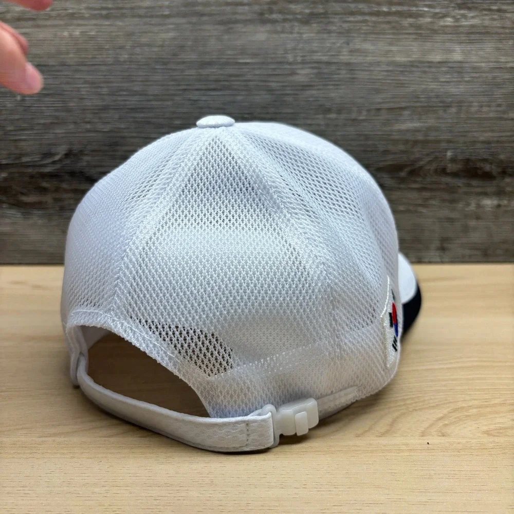Pogo Club Korea Disabled Veterans Organization Trucker Hat White Blue Cap